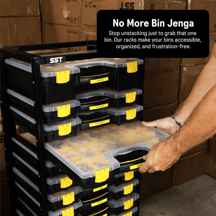 Top 5 Workshop Organization Hacks with Tool Organizers + Parts Bin Racks