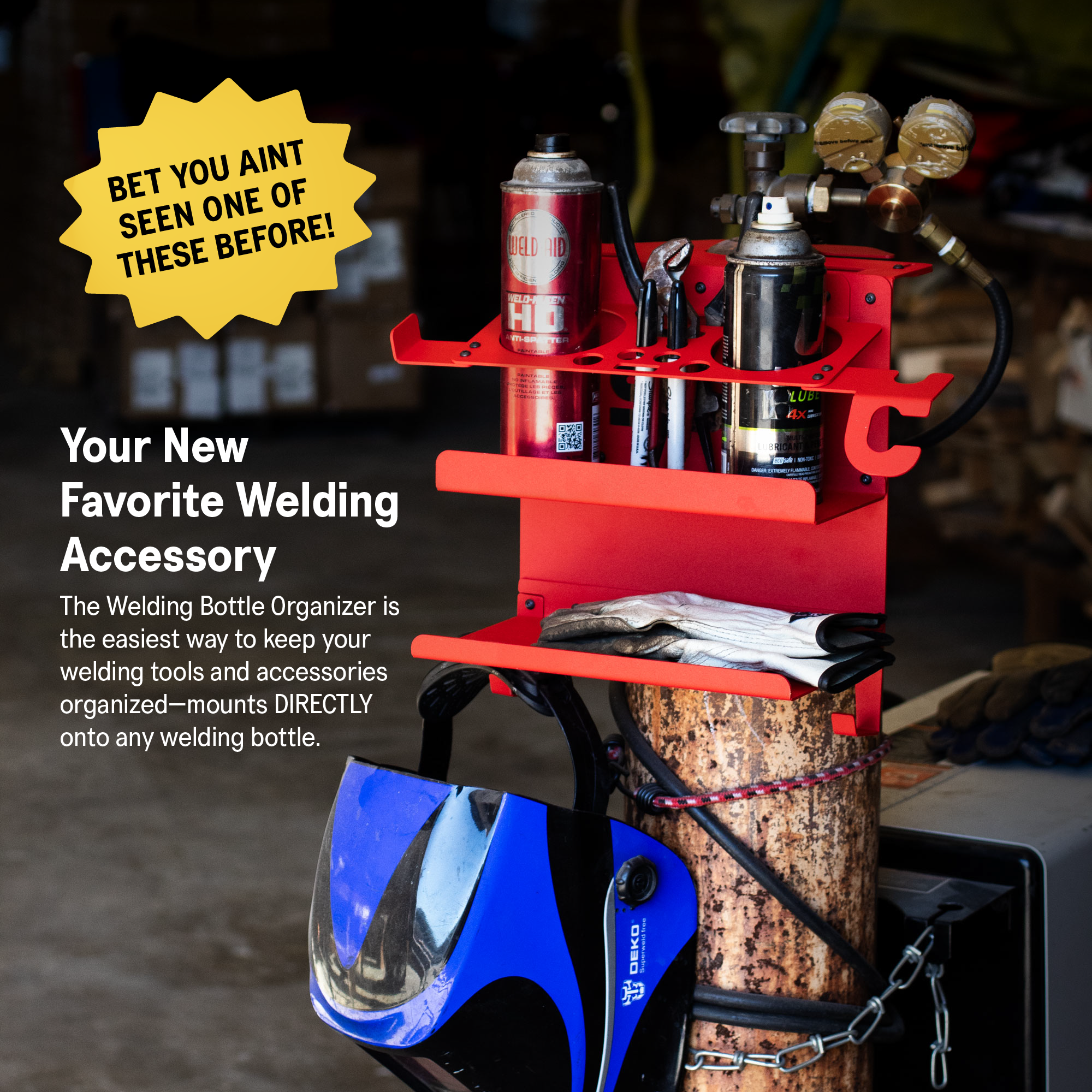 Welding Bottle Organizer